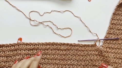 Free Crochet Twist Top Back 2