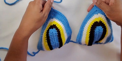 Free Crochet Bathing Suit Outfit Pattern For Beginners 4
