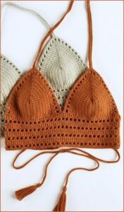 Feee Crochet Beach Bikini Top Pattern For Beginners 5