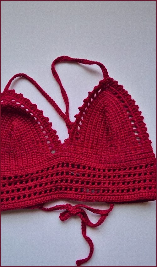 Feee Crochet Summer Bralette Top Pattern For Beginners 5