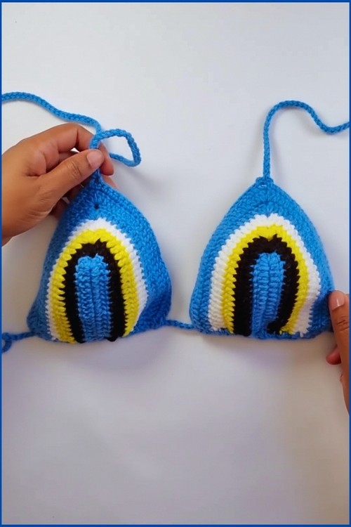 Free Crochet Bathing Suit Outfit Pattern For Beginners 5