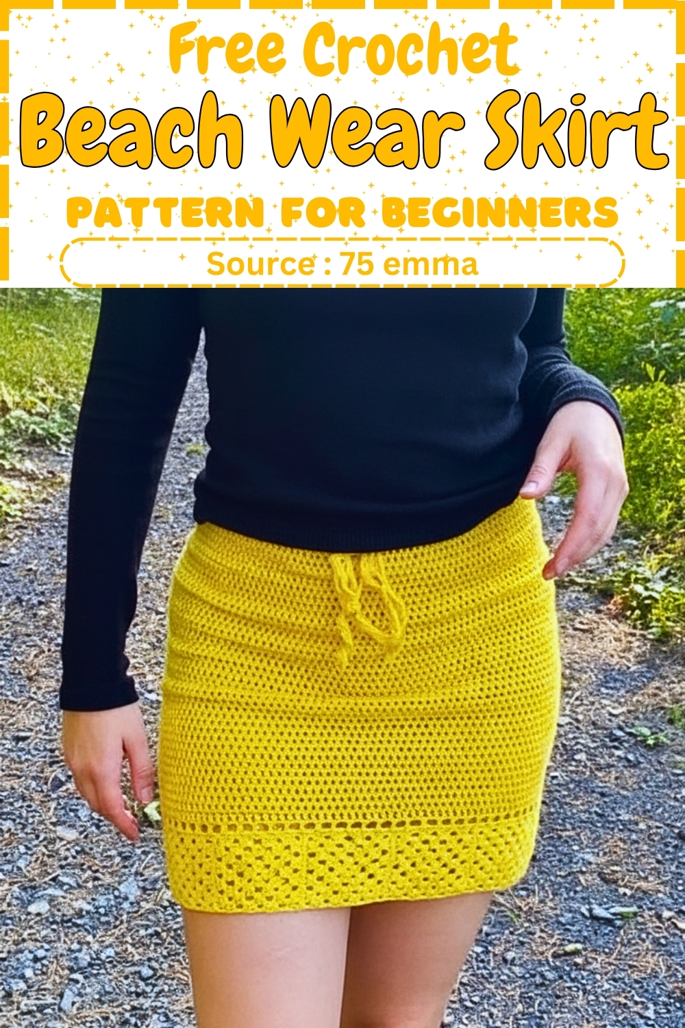 Free Crochet Beach Wear Skirt Pattern For Beginners