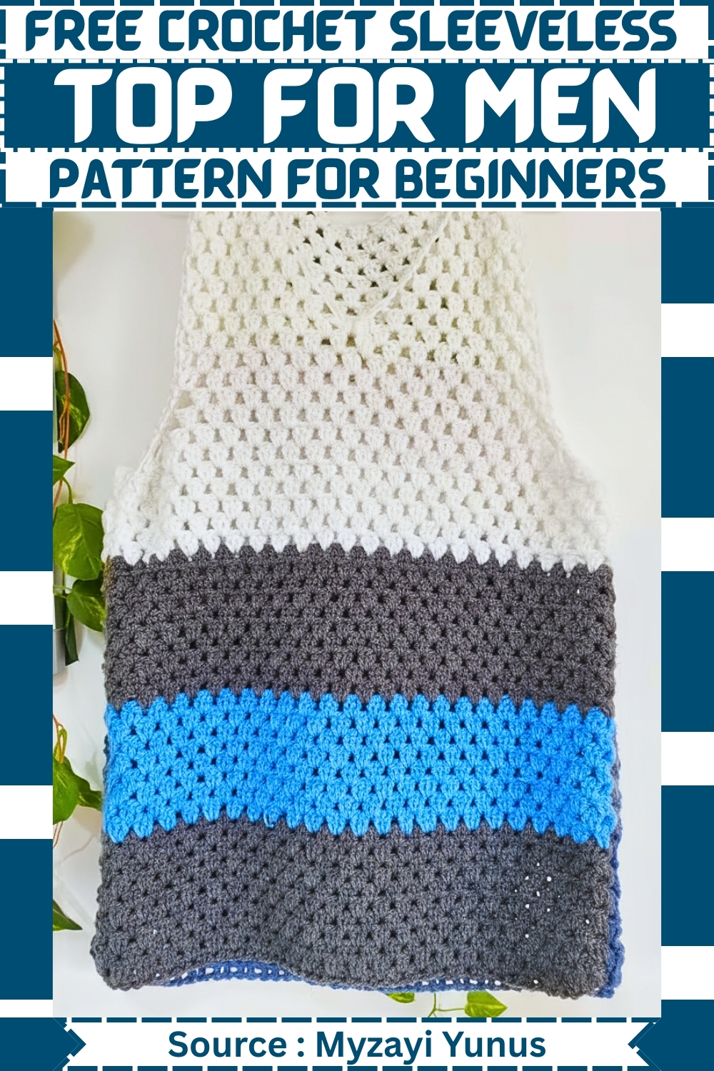 Free Crochet Top For Men Pattern For Beginners