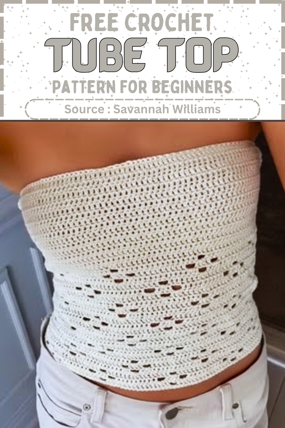 Free Crochet Tube Top Pattern For Beginners (1)