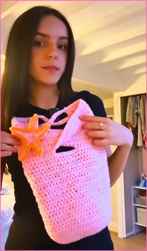 Free Crochet Twist Top Pink Pattern For Beginners 4