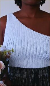 Beginner Friendly Asymmetrical ONE SHOULDER top bacK 5