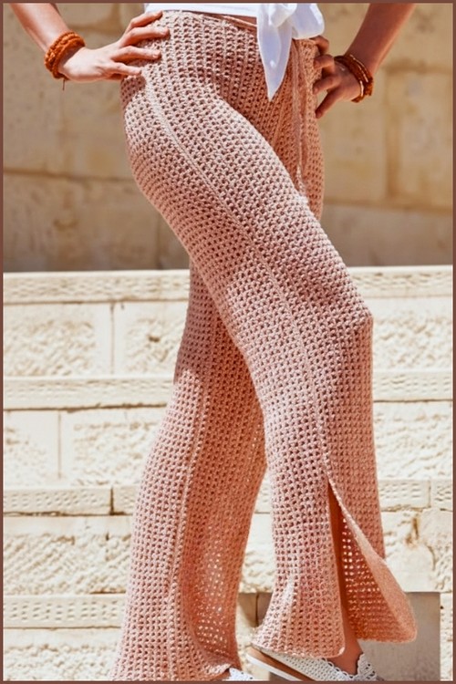 Beginner Friendly Crochet Lightweight Linen Pants 5