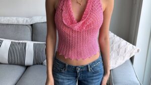 Crochet Cowl Top TutoriaL 3
