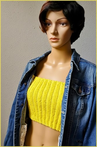 Free Crochet Ribbed Style Tube Top Pattern For Beginners 4