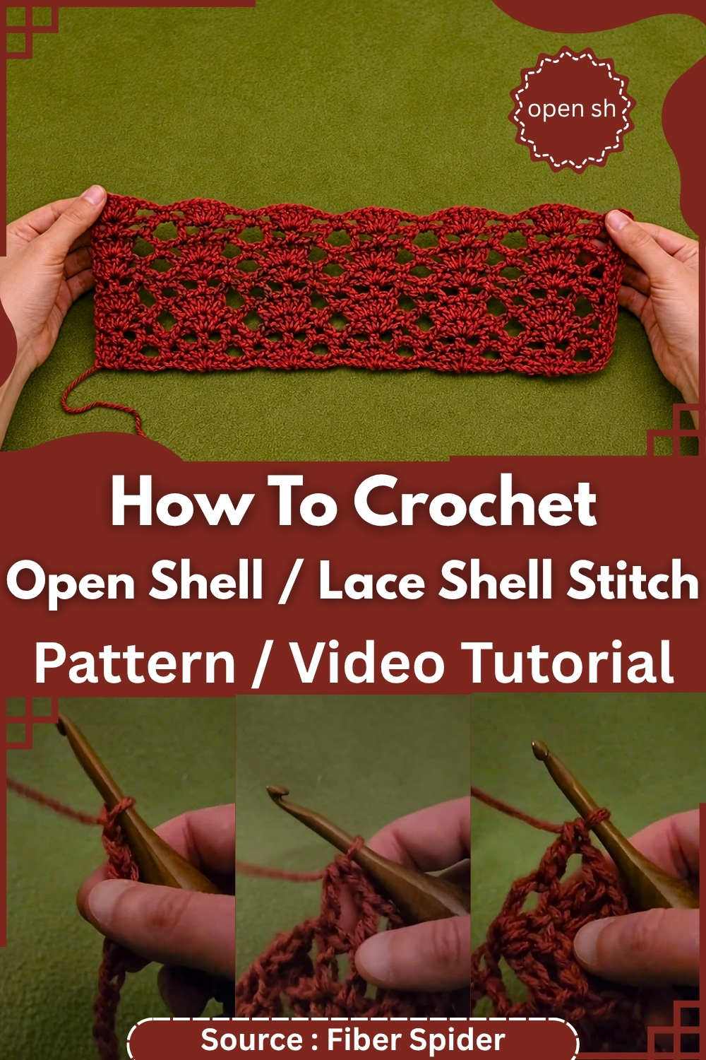 Crochet Iris Stitch Pattern Video Tutorials