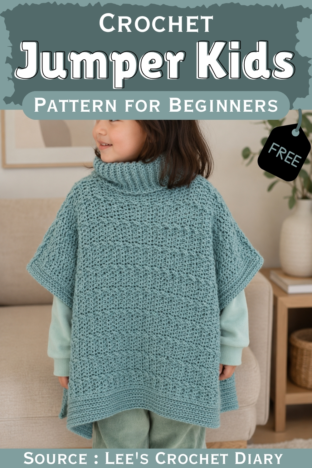 Easy Crochet Jumper Kids Pattern for Beginners