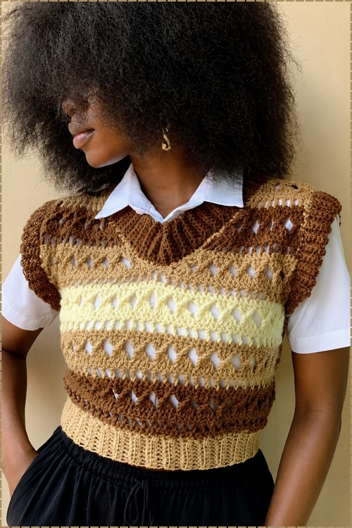 Fitted Crochet Sweater 5