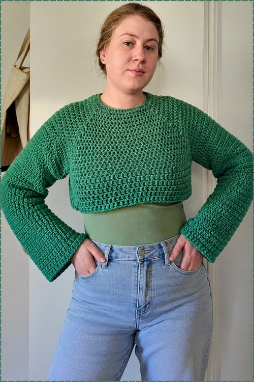 Free oversized crochet sweater pattern 5