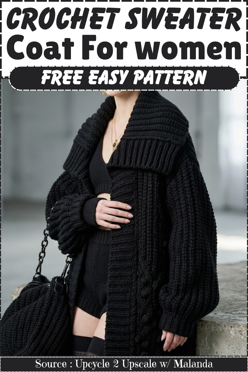 Easy-Crochet-Sweater-Coat-For-women